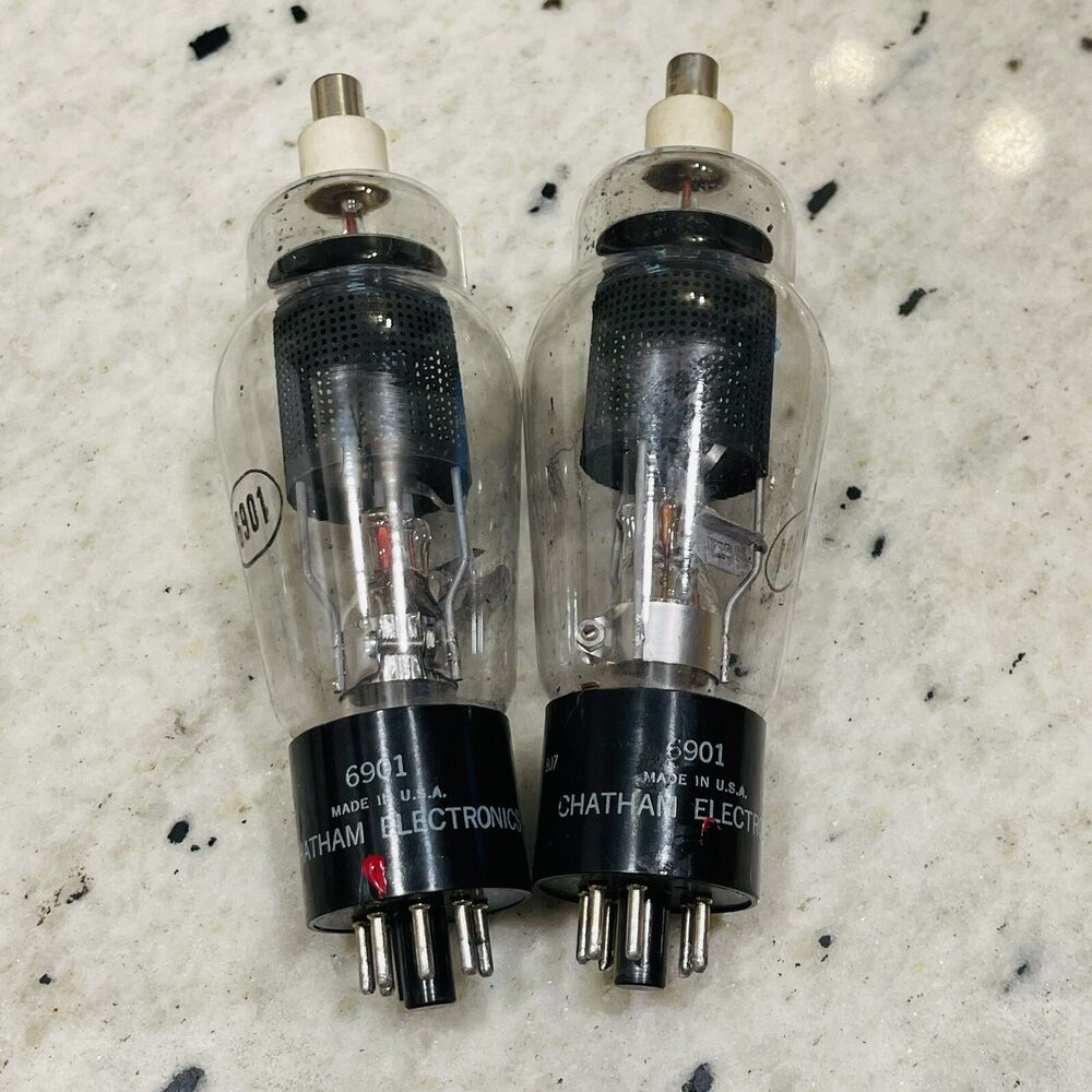 Chatham Electronics CAHG 6901 Vintage Vacuum Tube Matched Pair 807